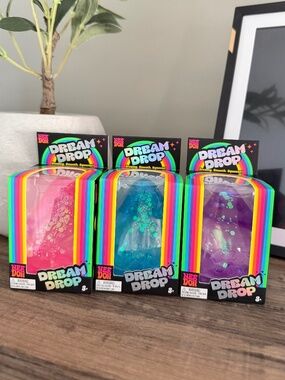 Schylling NeeDoh Dream Drop | Pink, Blue & Purple | NEW NWT | Rare Sensory Fidge